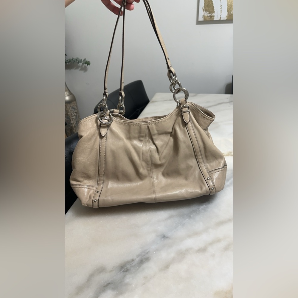 COPY - coach alexandra cream bag